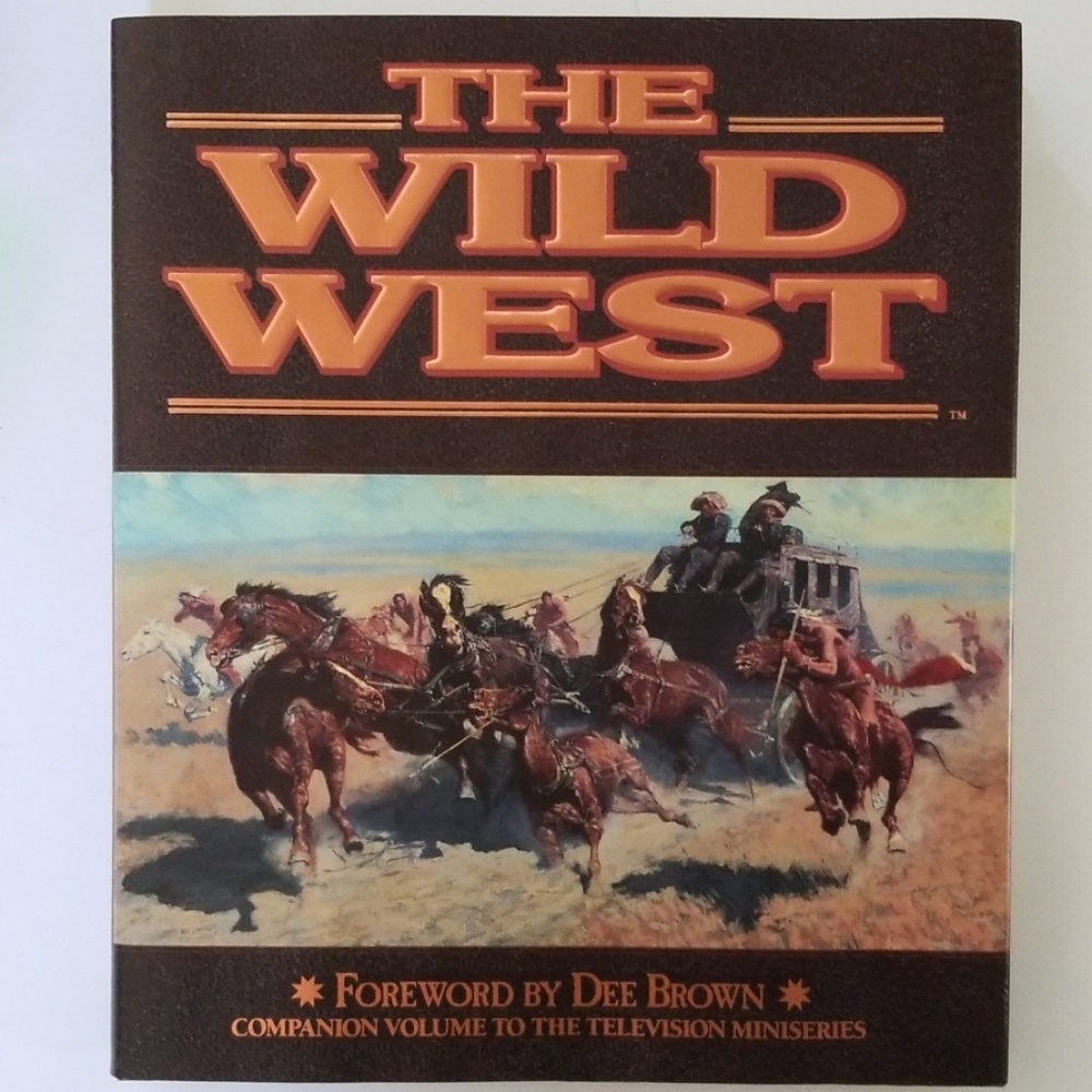 THE WILD WEST Cowboy Western Hardback Picture Book